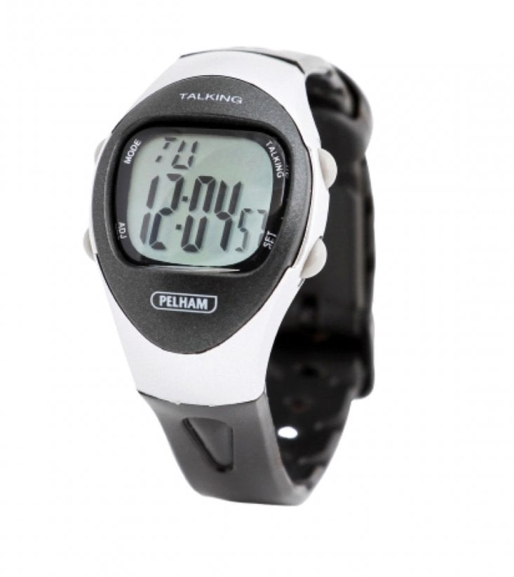 CW90 Unisex Small Digital Talking Watch 4 Daily Alarms and Stopwatch