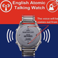 1100 - Atomic English Talking unisex Watch with Loud Alarm