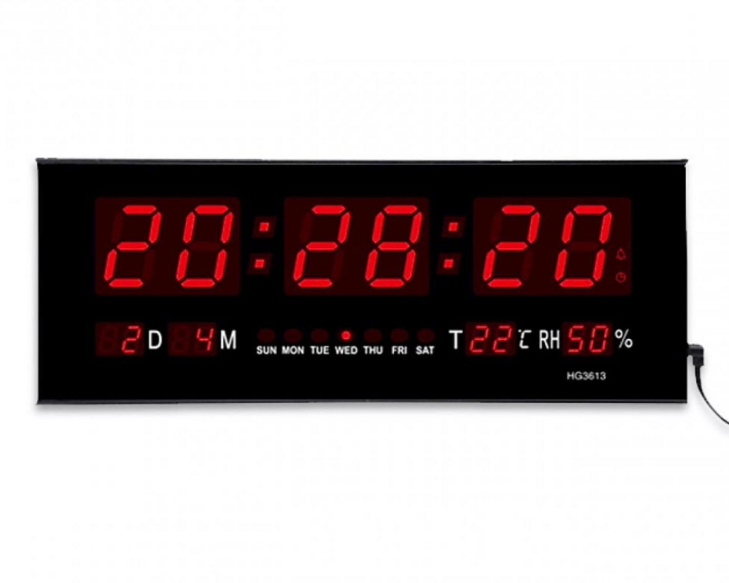 JWC-001 Jumbo Easy To See LED Clock