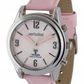 VLRC-207 Ladies Radio Controlled Talking Watch with Pink Leather Strap