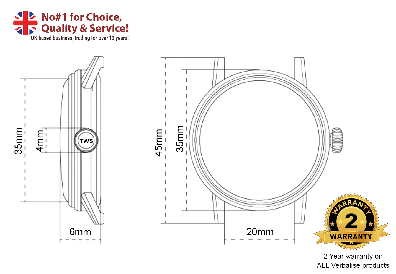 Specifications for the Easy to See VEC25