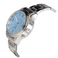 Ladies Silver Radio Controlled Talking Watch with Date, Alarm choice of Strap