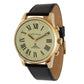 Mens Radio Controlled Dual Voice Talking Watch, Gold Plated with Bracelet Strap