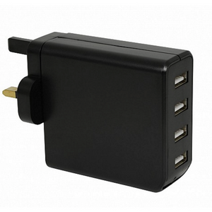 Mercury - USB 4 Port Wall Charger, Adapter