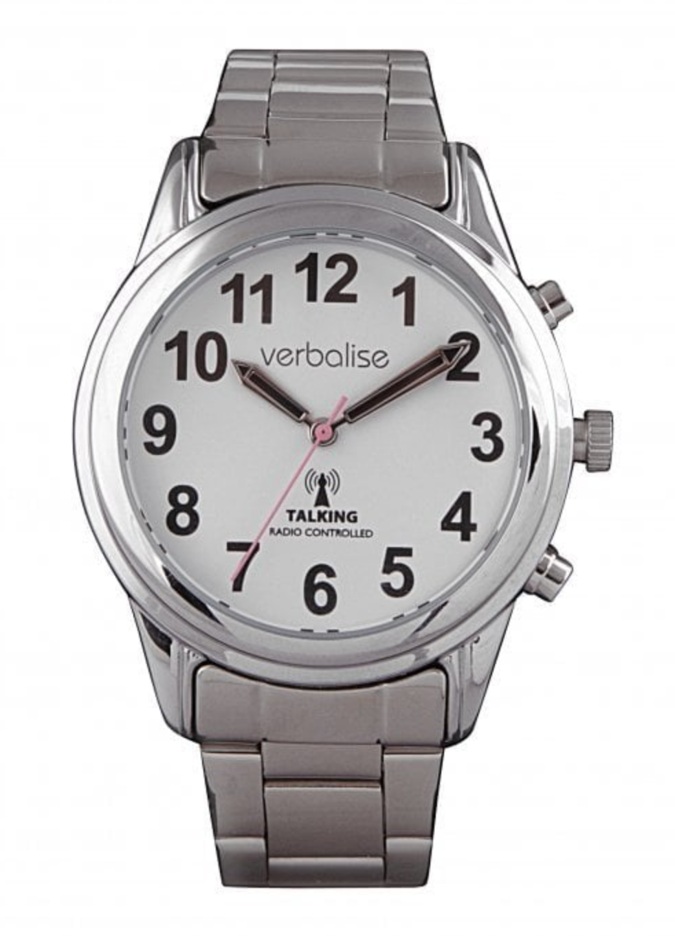 Ladies Talking Watch VLRC-209B with stainless steel bracelet