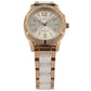 VSWA-RG - Ladies Rose Gold Plated Talking Watch Embellished with 42 Swarovski Crystals